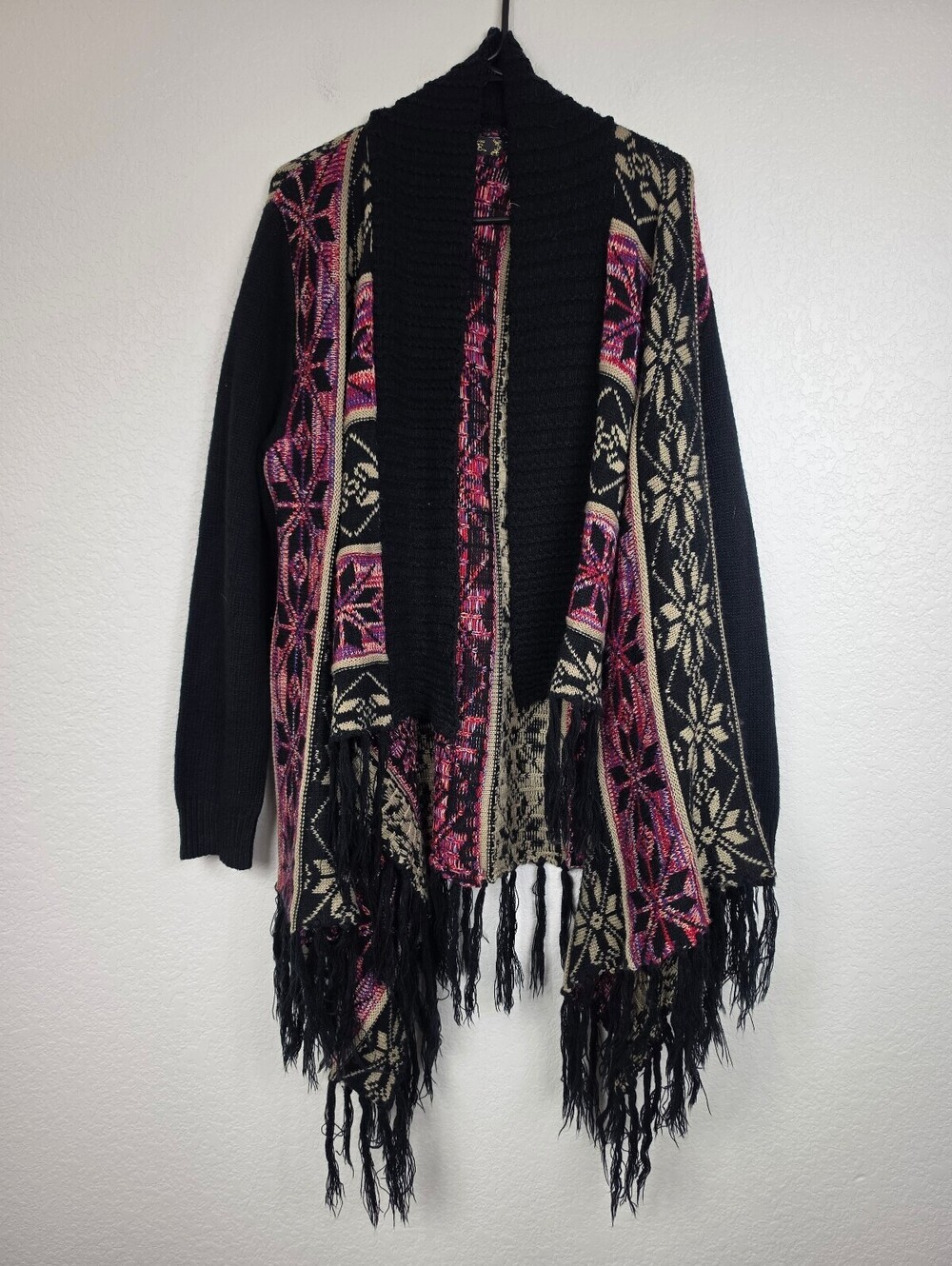 Vintage Y2K 90s Don't You Dare Whimsigoth Boho Cardigan